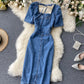 Fashionable denim dress  1291