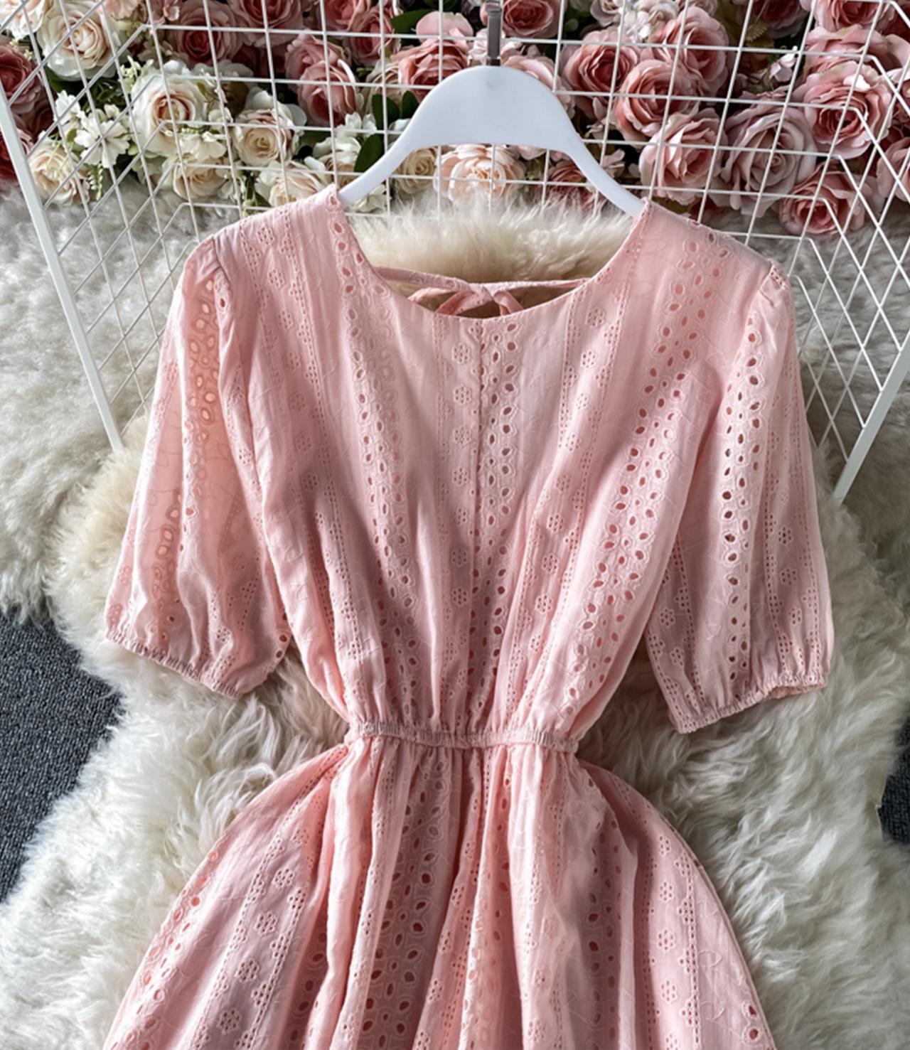 Cute A line short dress fashion dress  722