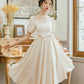 Retro A line girl dress summer dress  1186