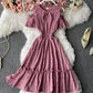 Cute A line short dress fashion dress  727