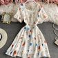 Sweet A line short dress  783