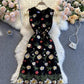 Black lace dress fashion dress  820
