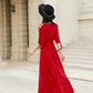 Cute chiffon A line girl dress summer dress  1187