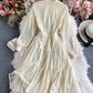 Cute lace long sleeve dress lace dress  974