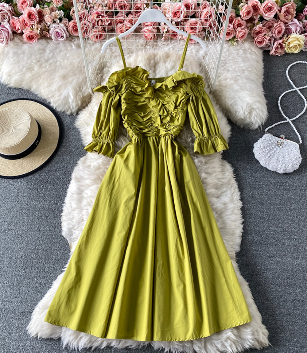 Cute A line short dress  849