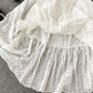 White v neck short sleeve dress fashion dress  1074