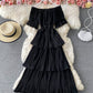 Cute A line dress fashion dress  845