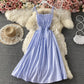Cute A line short dress fashion dress  700