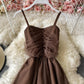Cute tulle short dress A line summer dress  760