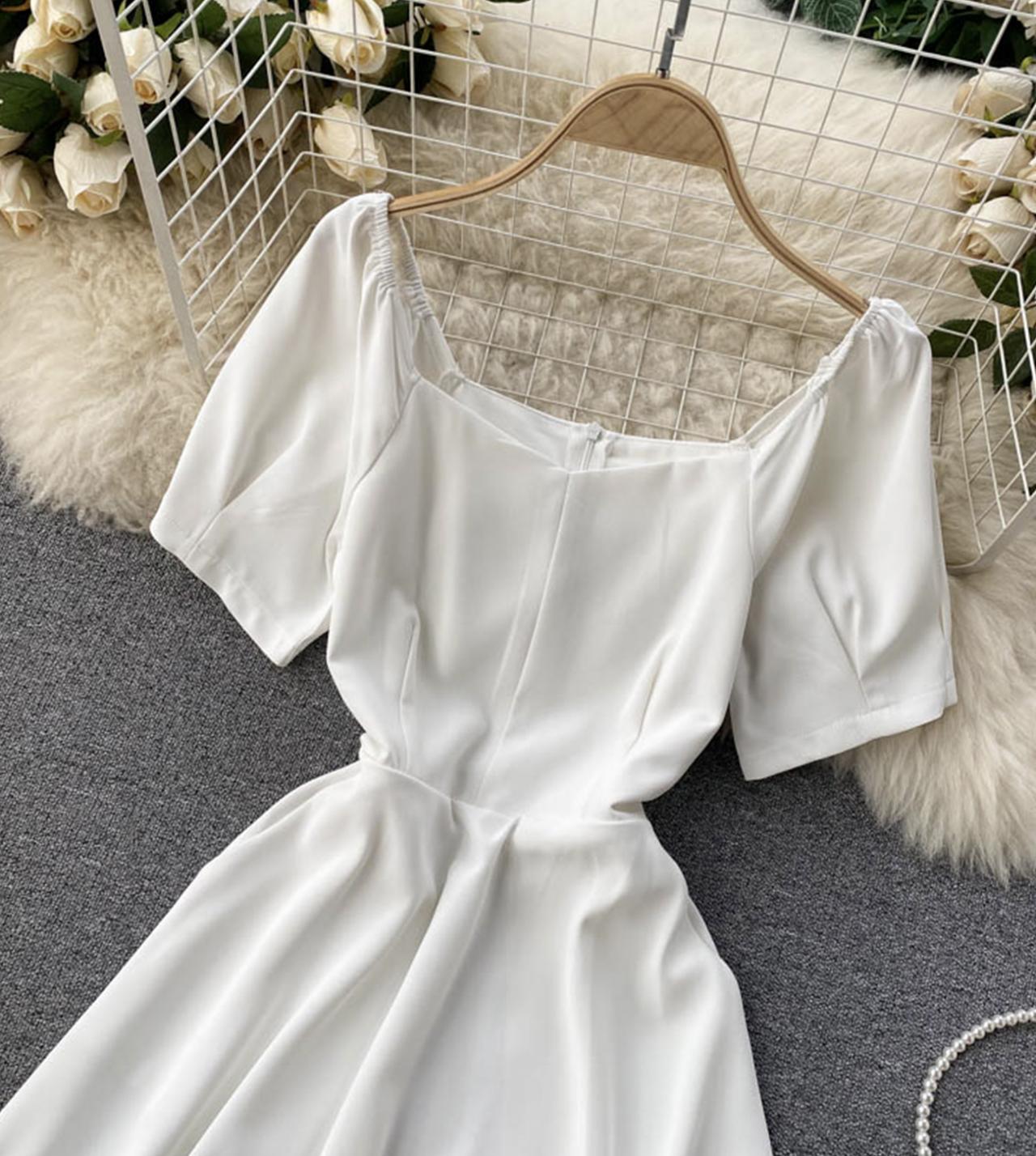 Cute A line short dress  780
