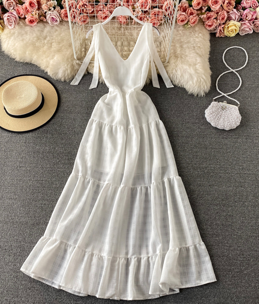 Süßes kurzes Kleid in A-Linie Modekleid 879