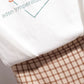 Weißes T-Shirt + karierter Rock 1273 