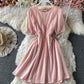 Cute A line short dress fashion dress  722