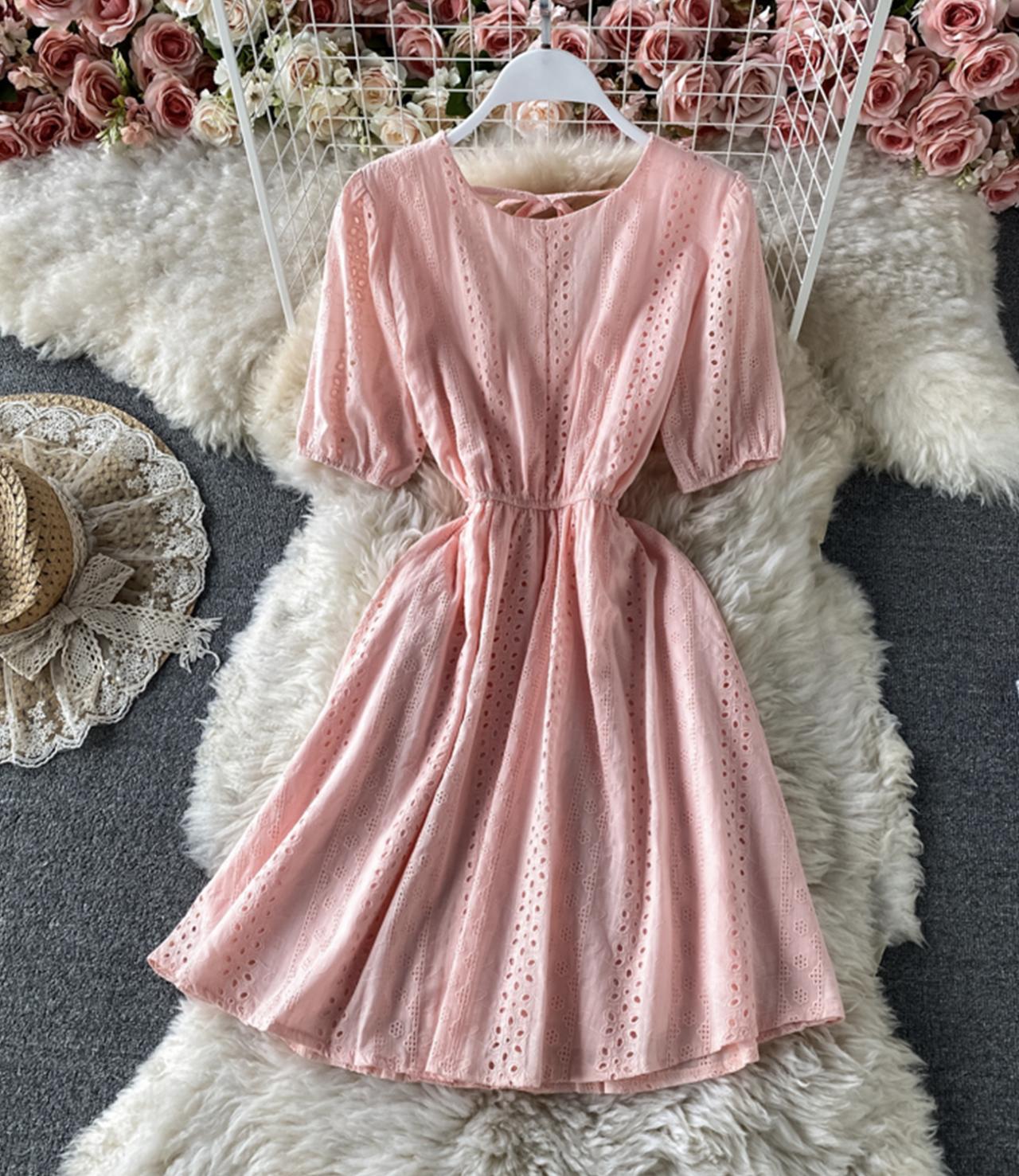 Cute A line short dress fashion dress  722