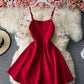 Lovely A line short dress fashion girl dress  895
