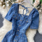 Fashionable denim dress  1291