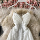 Cute lace backless dress fashion dress  762