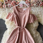 Cute A line short dress fashion dress  696