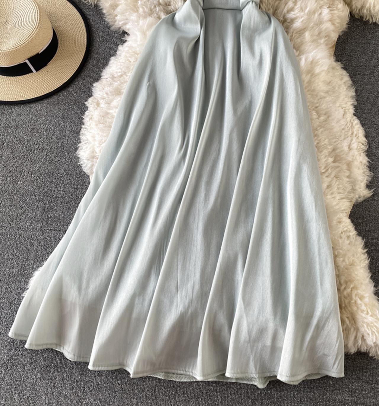 Cute A line short dress fashion dress  717