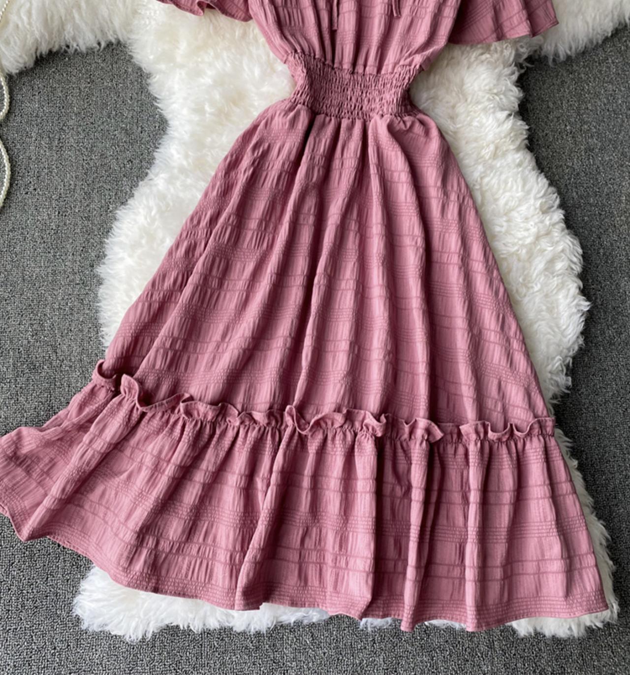 Cute A line short dress fashion dress  727