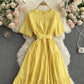 Cute A line short dress fashion dress  719