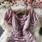 Simple short dress fashion dress  707