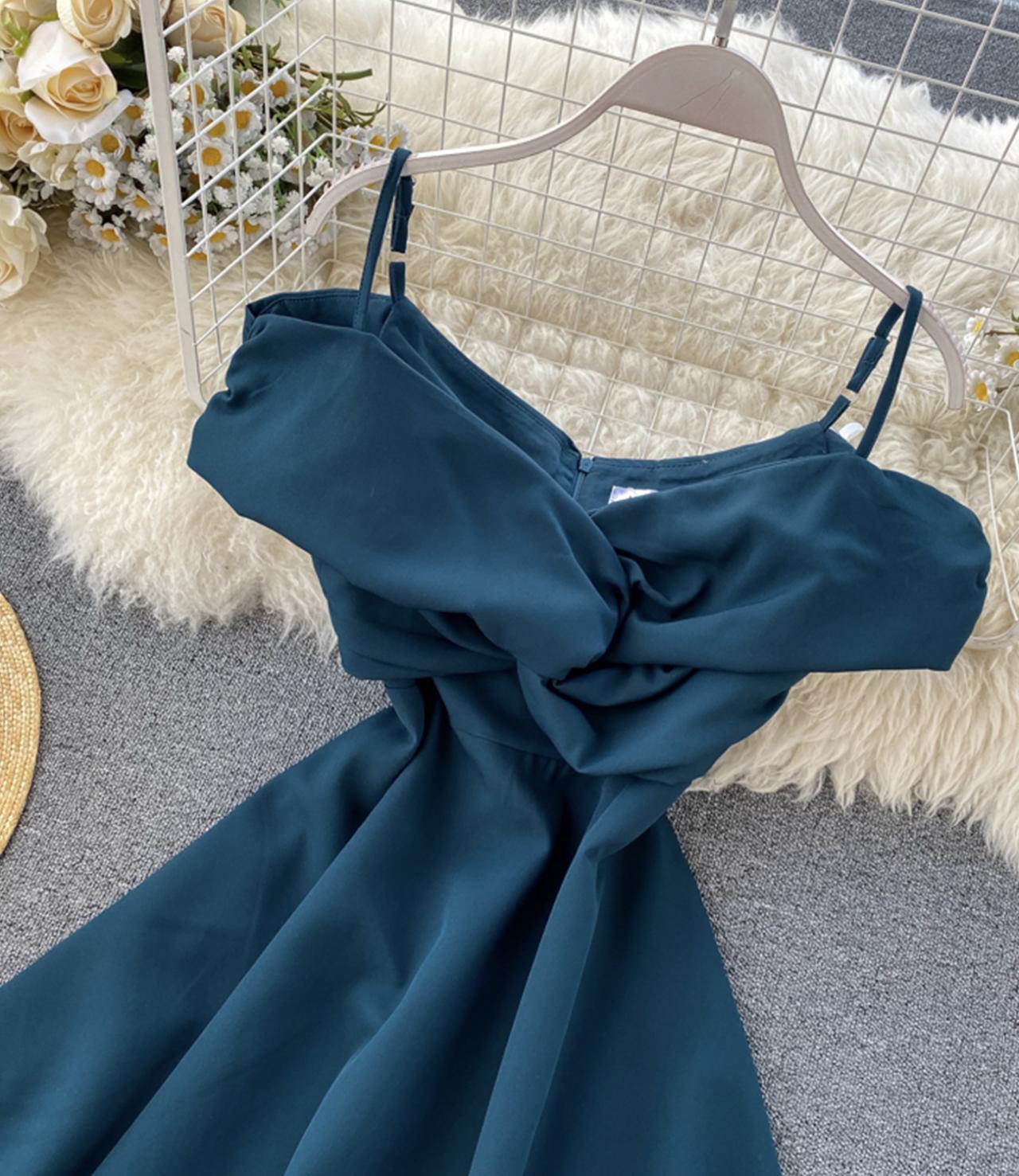 Cute A line short dress fashion dress  733