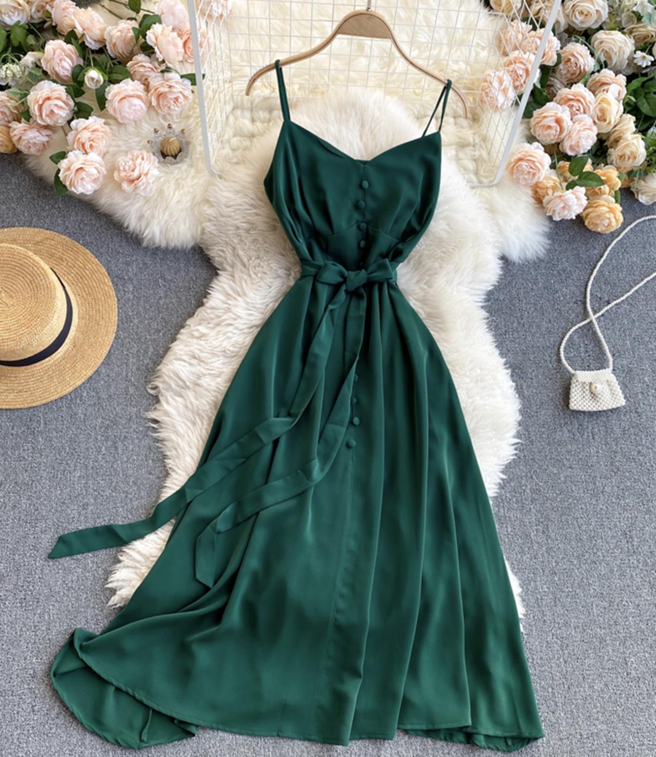 Cute A line chiffon dress fashion dress  740