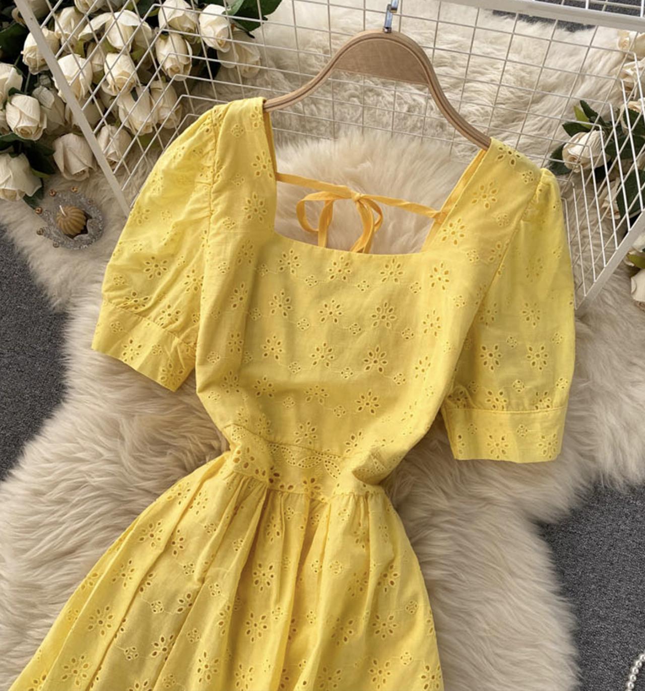 Cute A line short dress fashion dress  699