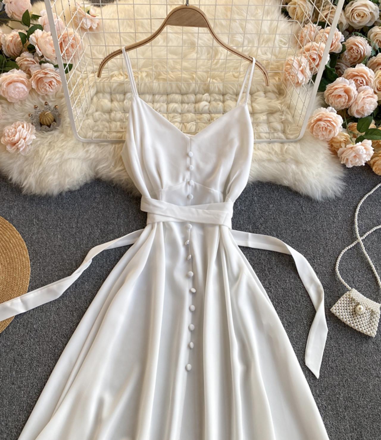 Cute A line chiffon dress fashion dress  740