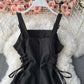 Black A line dress fashion dress  726