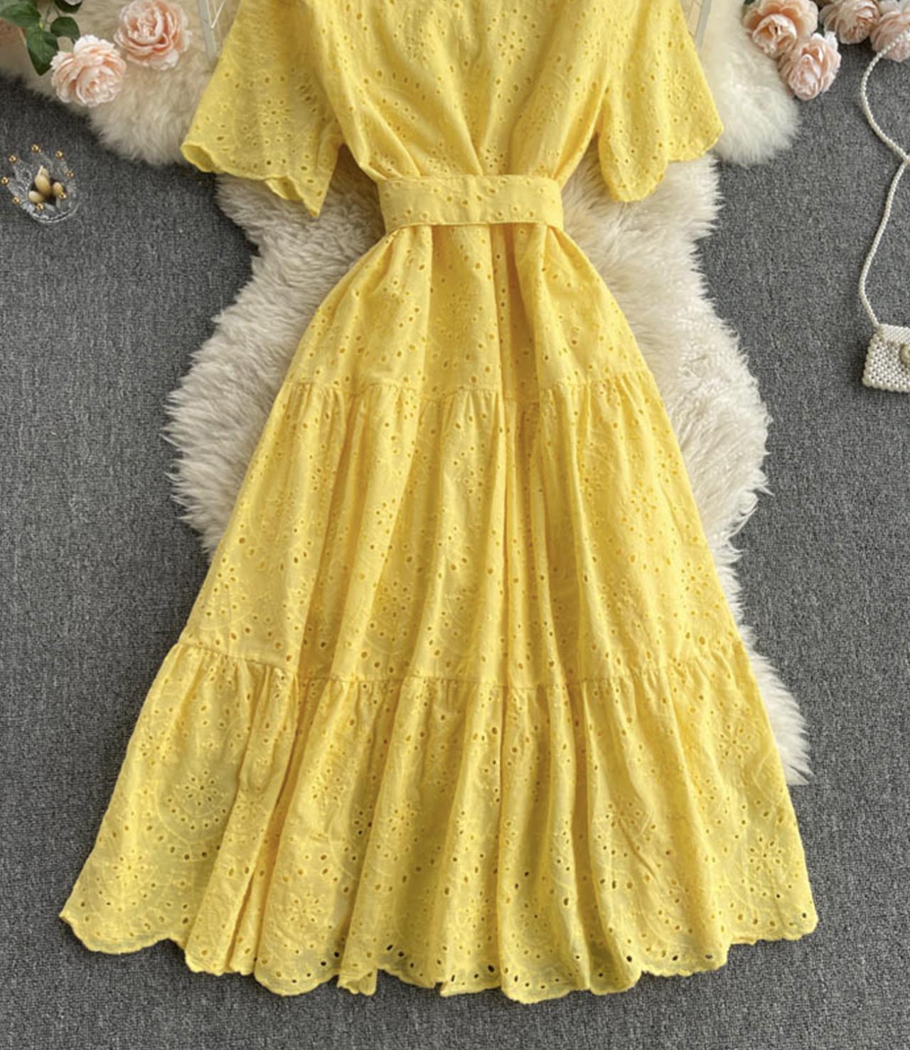 Cute A line short dress fashion dress  719