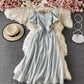 Cute A line short dress fashion dress  717