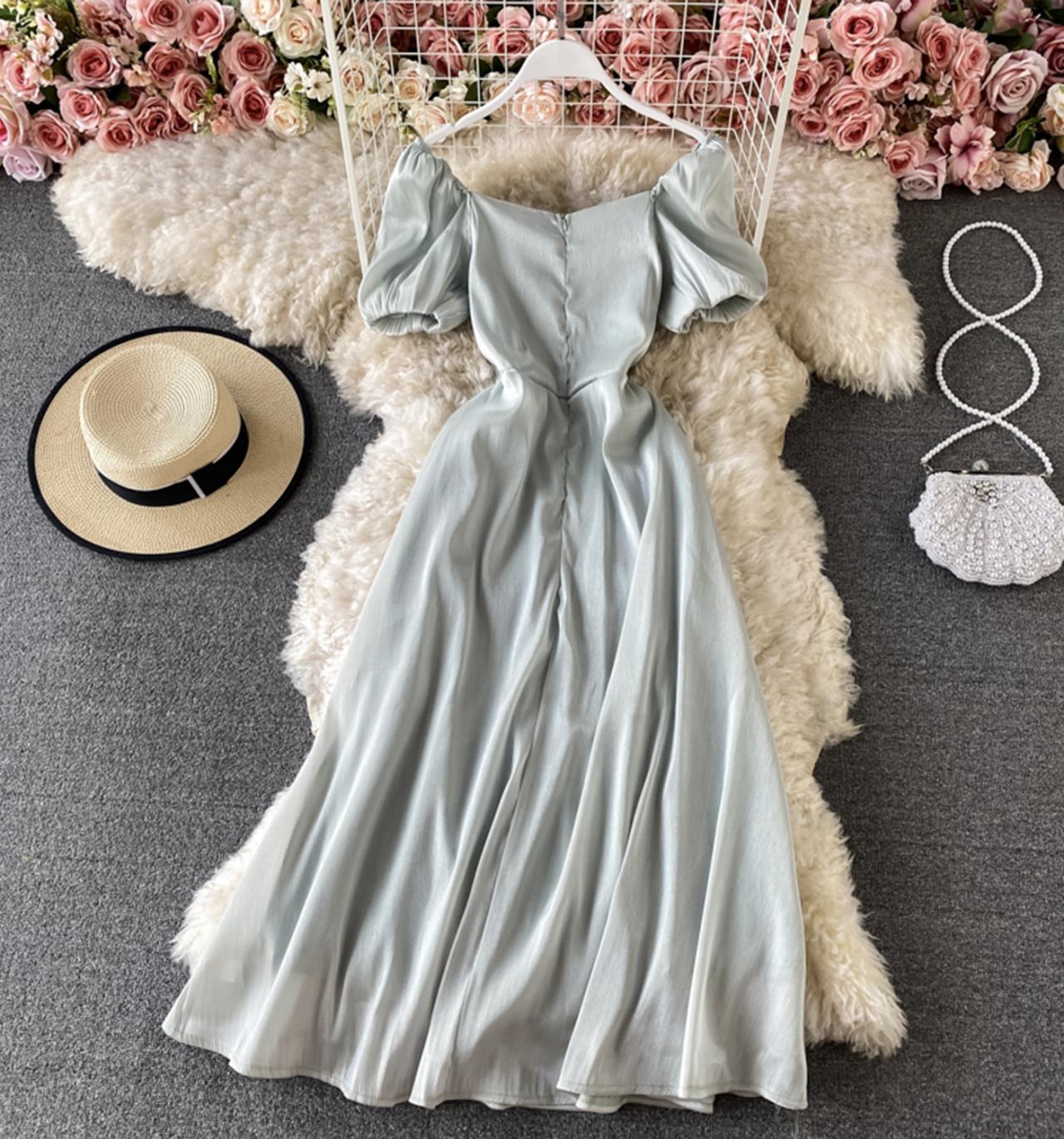 Cute A line short dress fashion dress  717