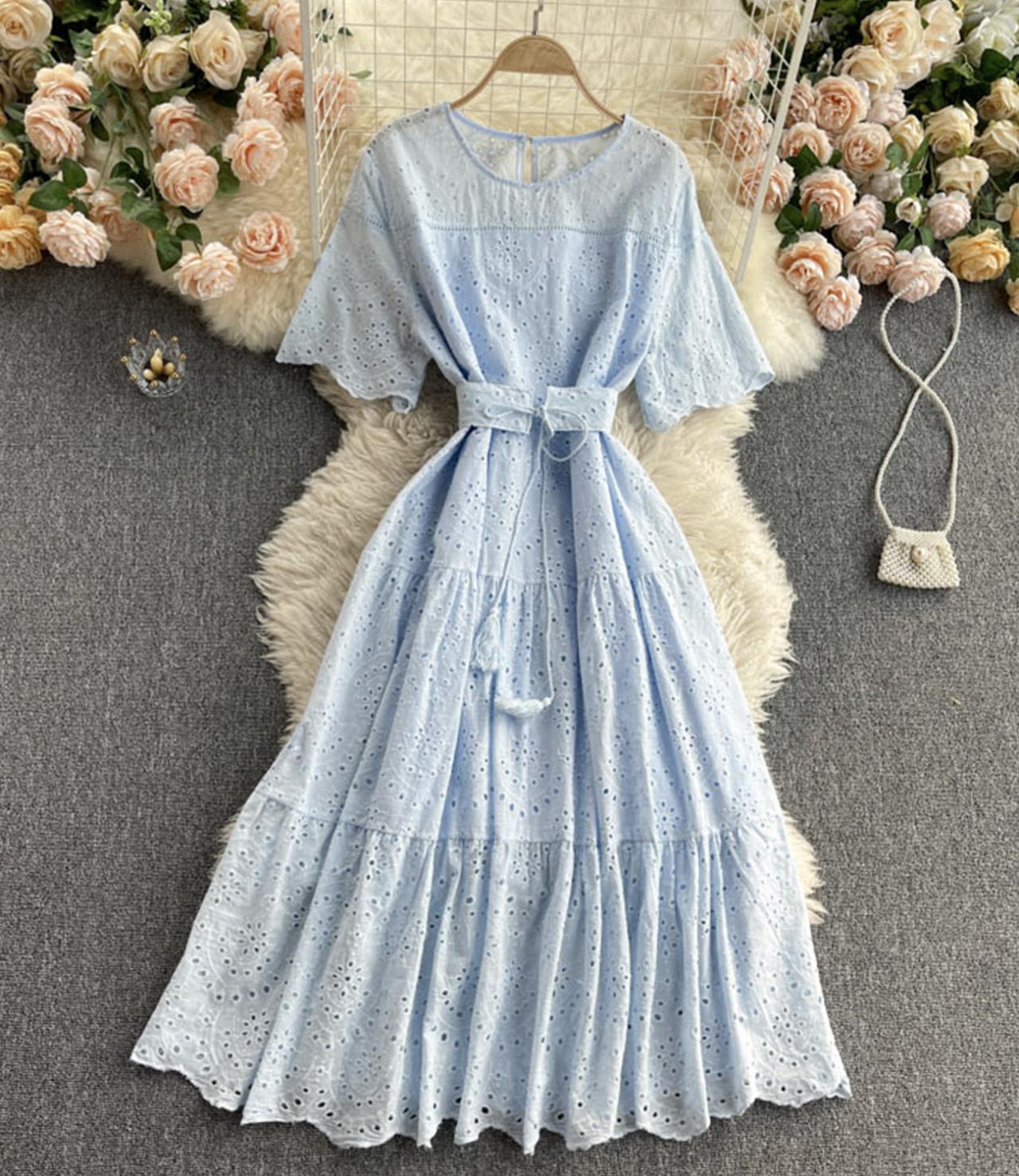 Cute A line short dress fashion dress  719