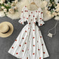 Süßes Erdbeerkleid Kirschkleid Ananaskleid 709