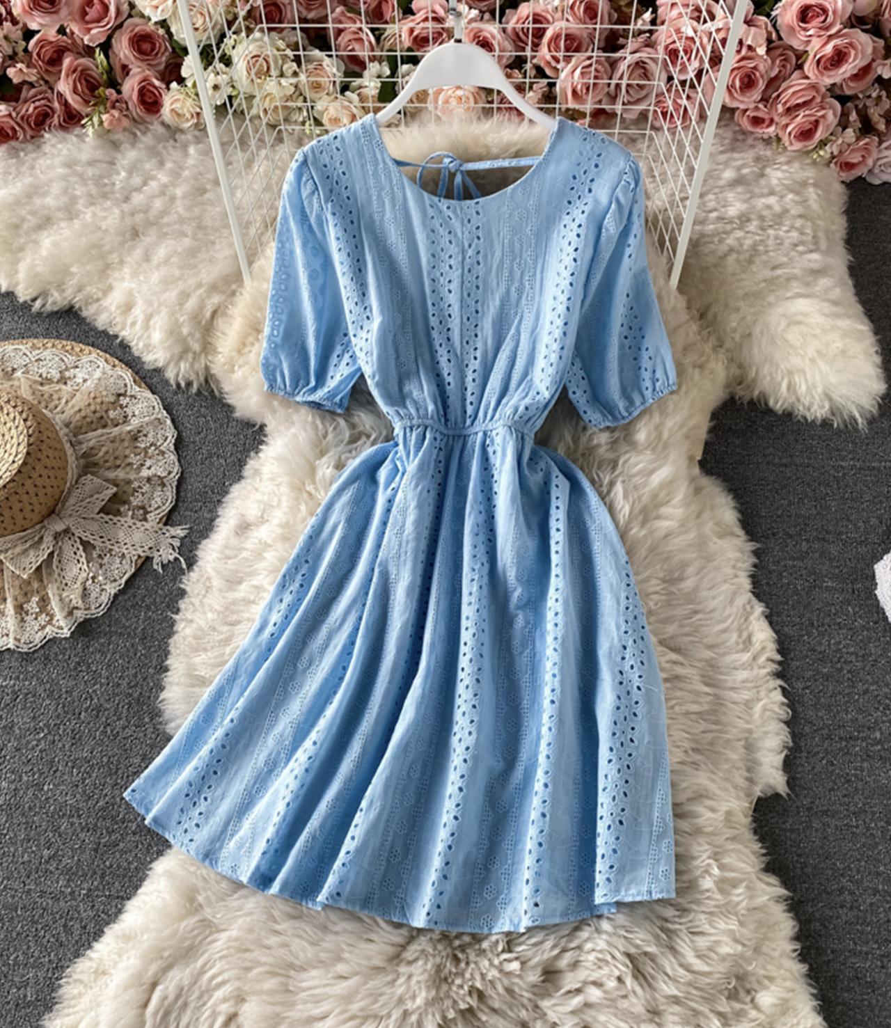 Cute A line short dress fashion dress  722