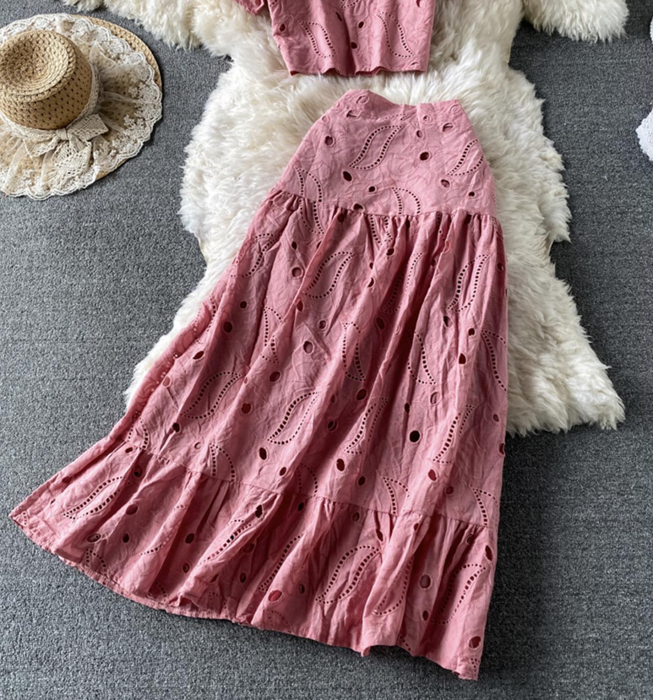 Süßes Kleid in A-Linie, zweiteiliges Kleid 705
