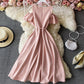 Cute A line short dress fashion dress  696