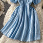 Cute A line short dress fashion dress  722