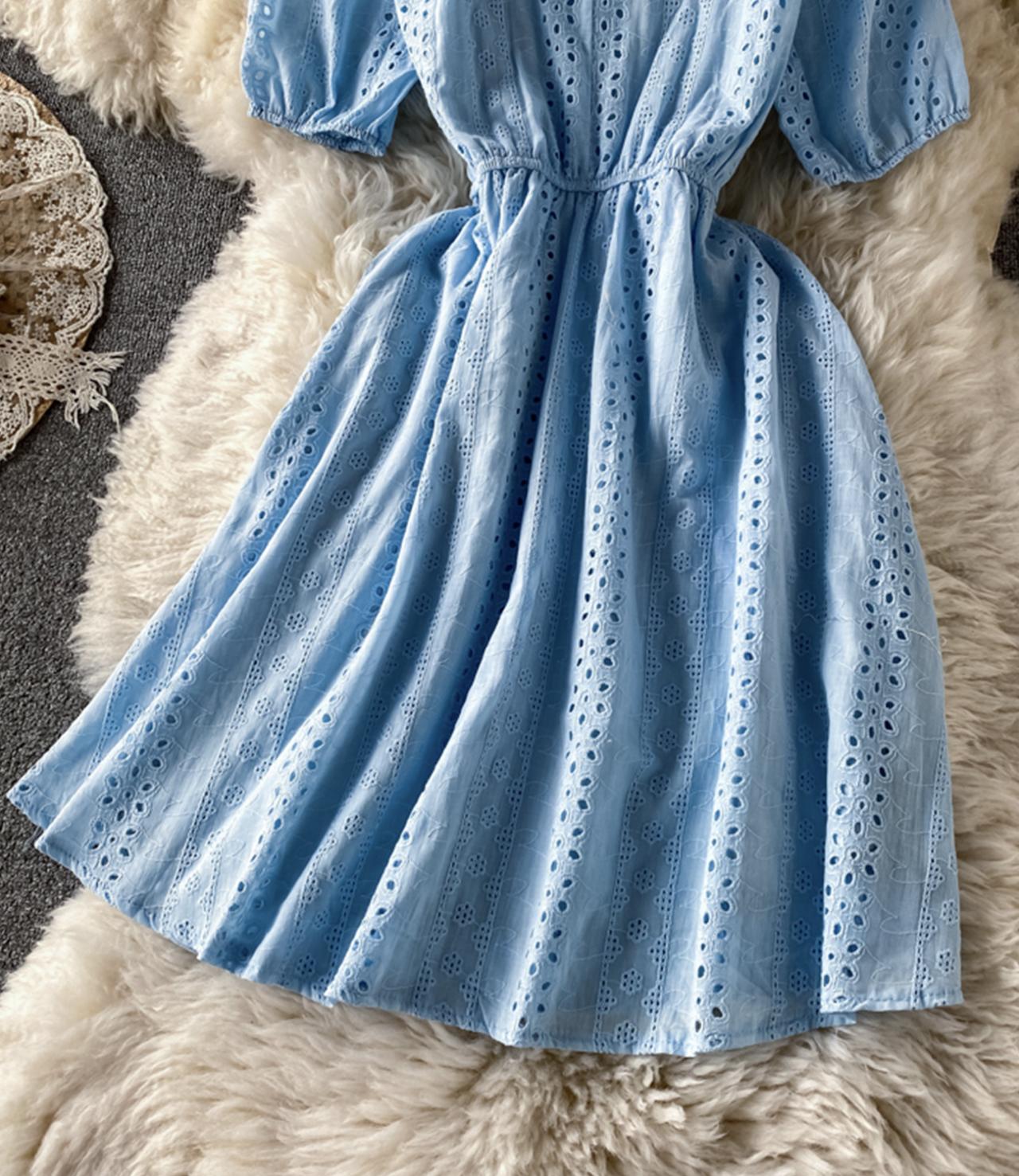 Cute A line short dress fashion dress  722