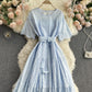 Cute A line short dress fashion dress  719