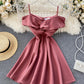 Cute A line short dress fashion dress  733
