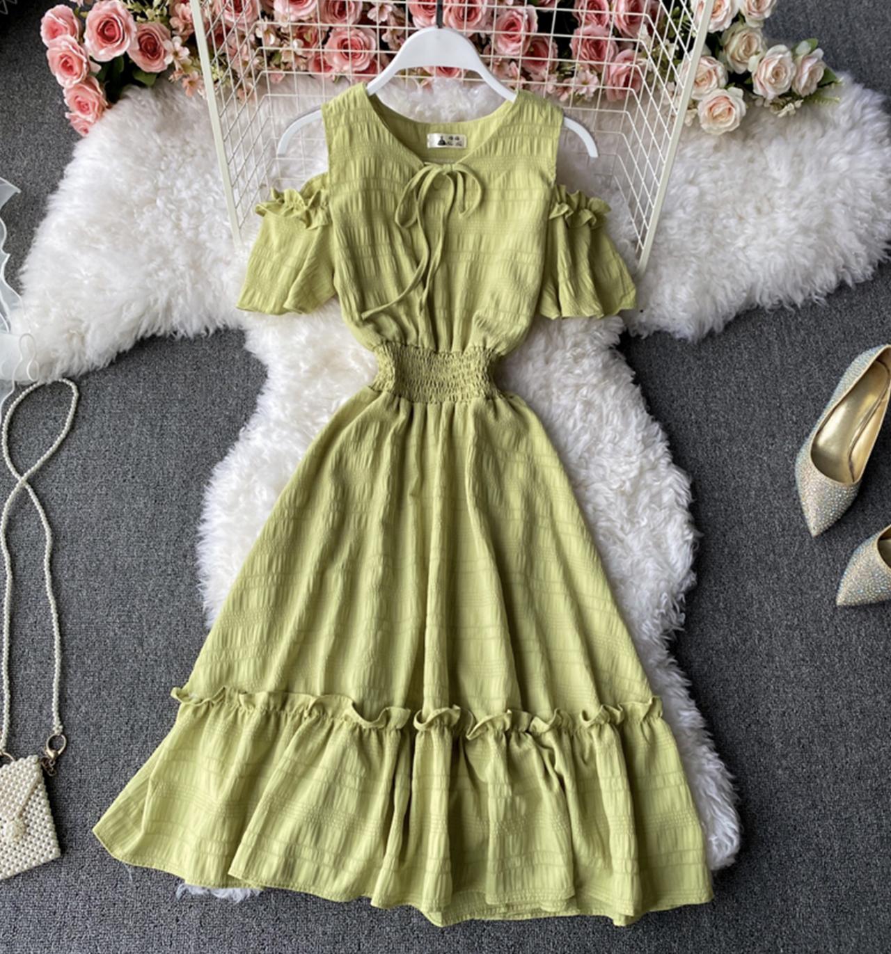 Cute A line short dress fashion dress  727