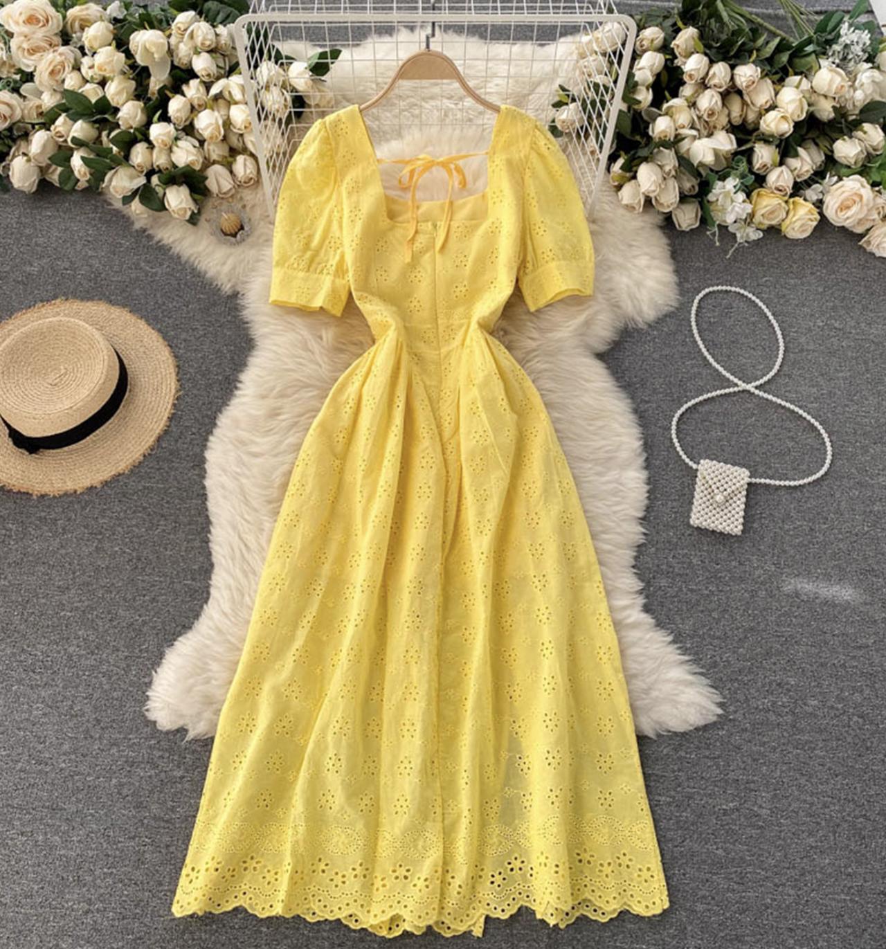 Cute A line short dress fashion dress  699