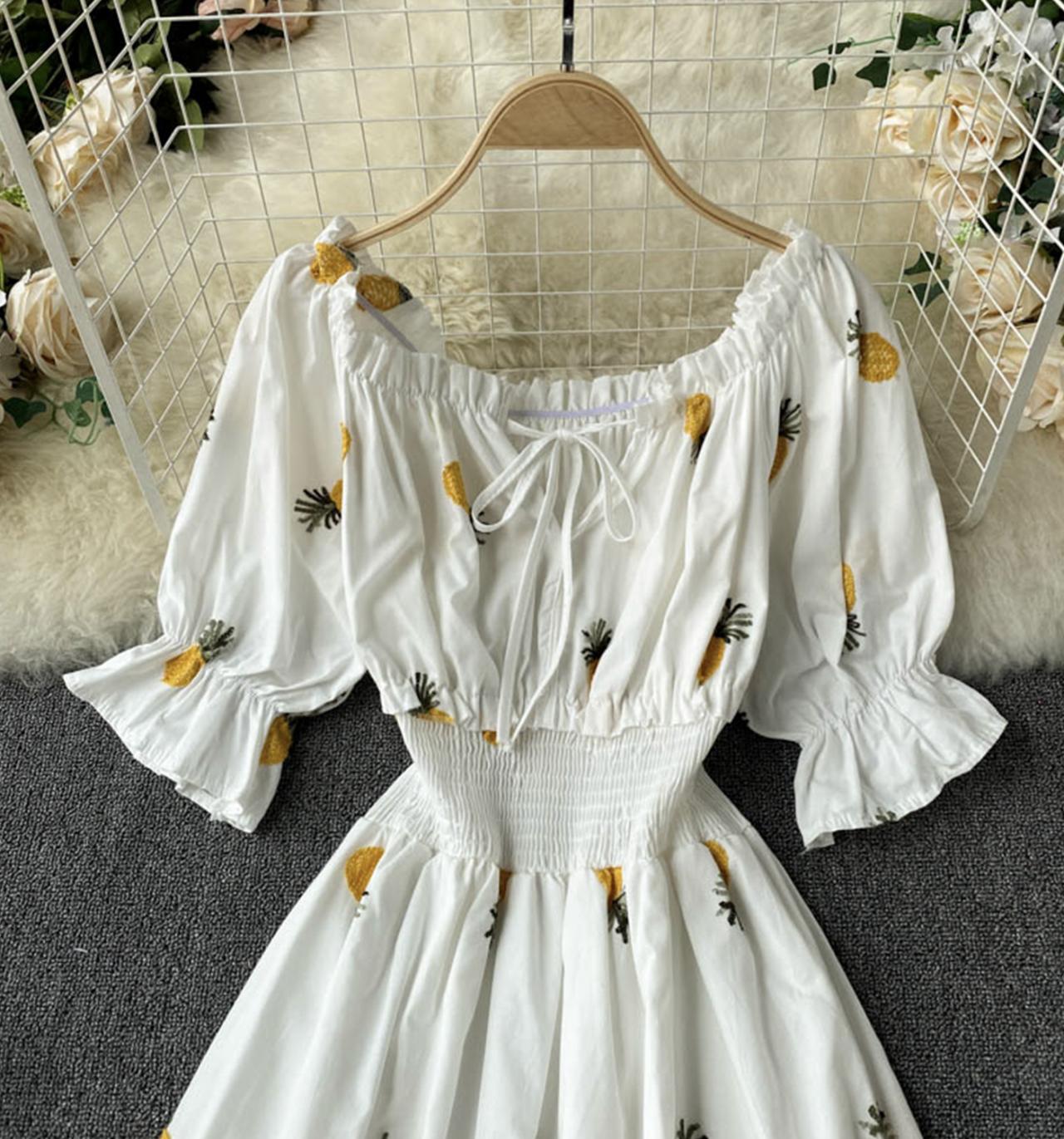 Süßes Erdbeerkleid Kirschkleid Ananaskleid 709