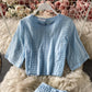 Cute A line two pieces dress fashion dress  710