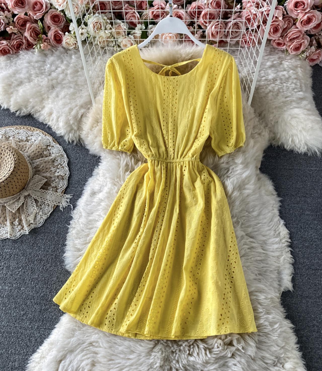 Cute A line short dress fashion dress  722