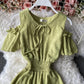 Cute A line short dress fashion dress  727