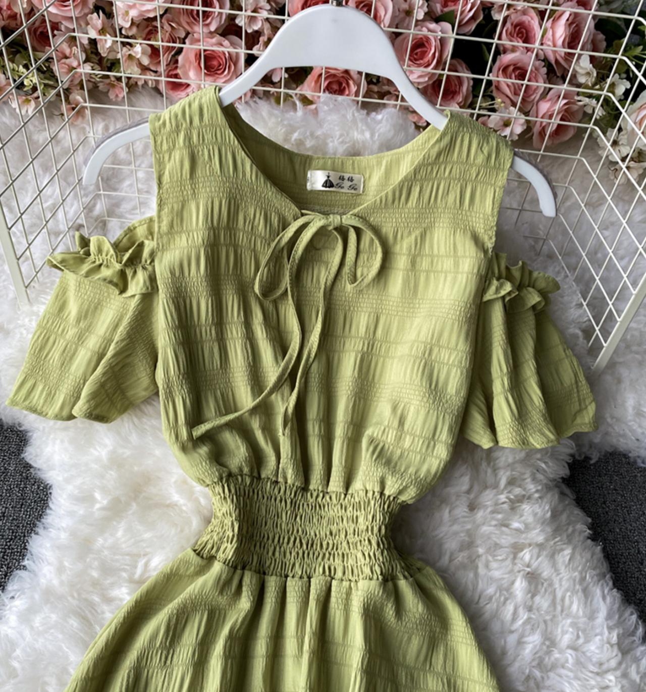 Cute A line short dress fashion dress  727